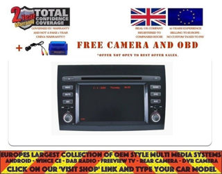 Picture of FIAT BRAVO 2007-12 DVD GPS NAVI BT ANDROID 13.0 DAB+ BT WIFI CARPLAY BT 8811