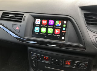 Image showcasing the Citroen carplay functionality wireless mode