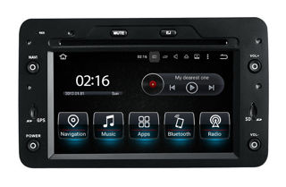 Alfa Romeo Spider 159 Sportwagon Brera aftermarket android head unit with DVD, Navi and DAB radio capabilities	