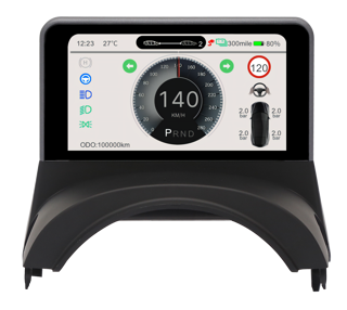 TESLA Y 3 DIGITAL COCKPIT INSTRUMENT CLUSTER DISPLAY SPEEDOMETER